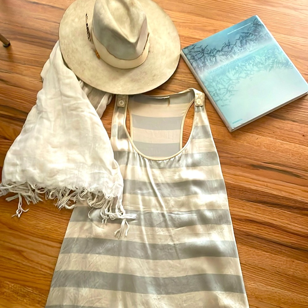 Luxurious silk charmeuse tank. 7 for all Mankind